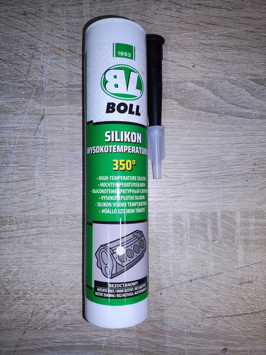 Silikon wysokotemperaturowy Boll czarny