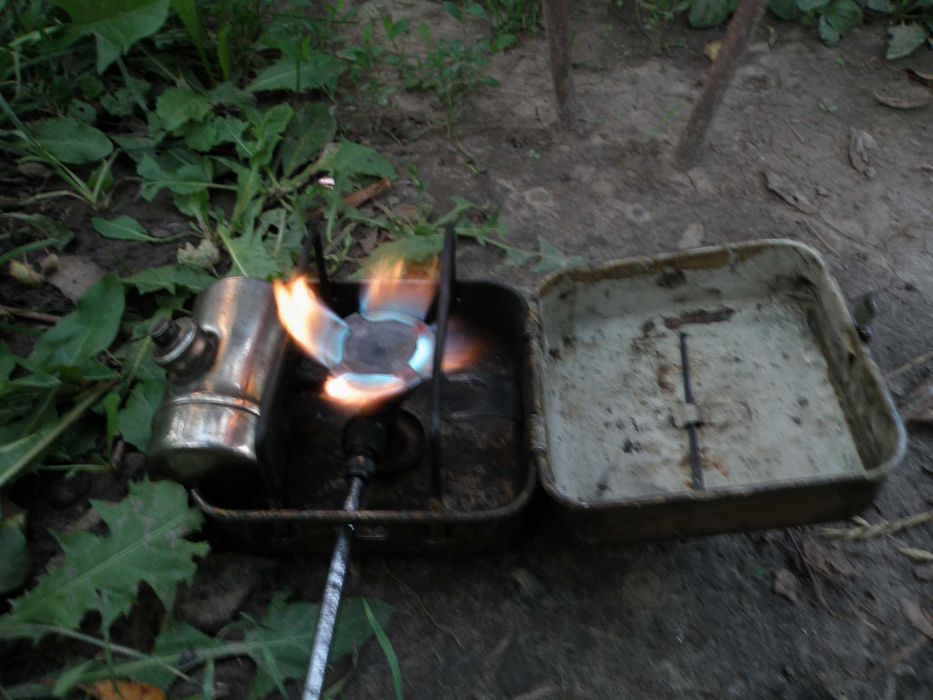Примус ПТ-1 рабочий СССР походный портативный