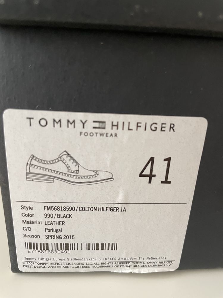 Туфлі чоловічі Tommy Hilfiger 41 розмір