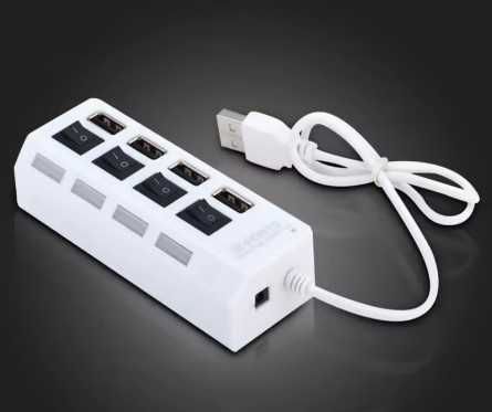 High Speed 4 Ports USB HUB 2.0 Adapter