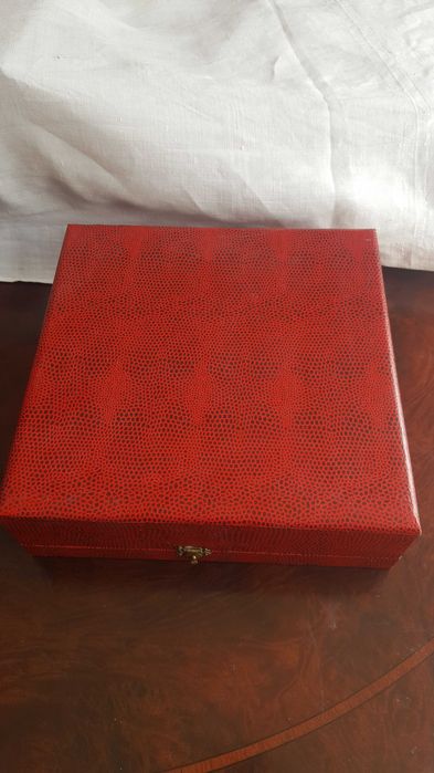 Estojo completo talher, copo e argola criança cabo em prata