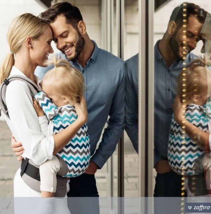 Nosidło ergonomiczne Zaffiro Care regulowane, dla dzieci od 4 miesiąca