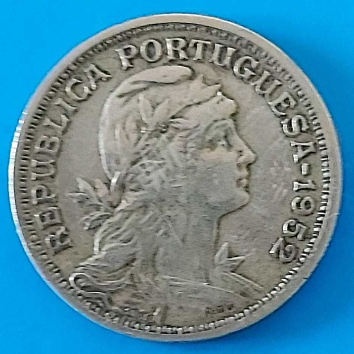 50 Centavos de 1952, Republica Portuguesa