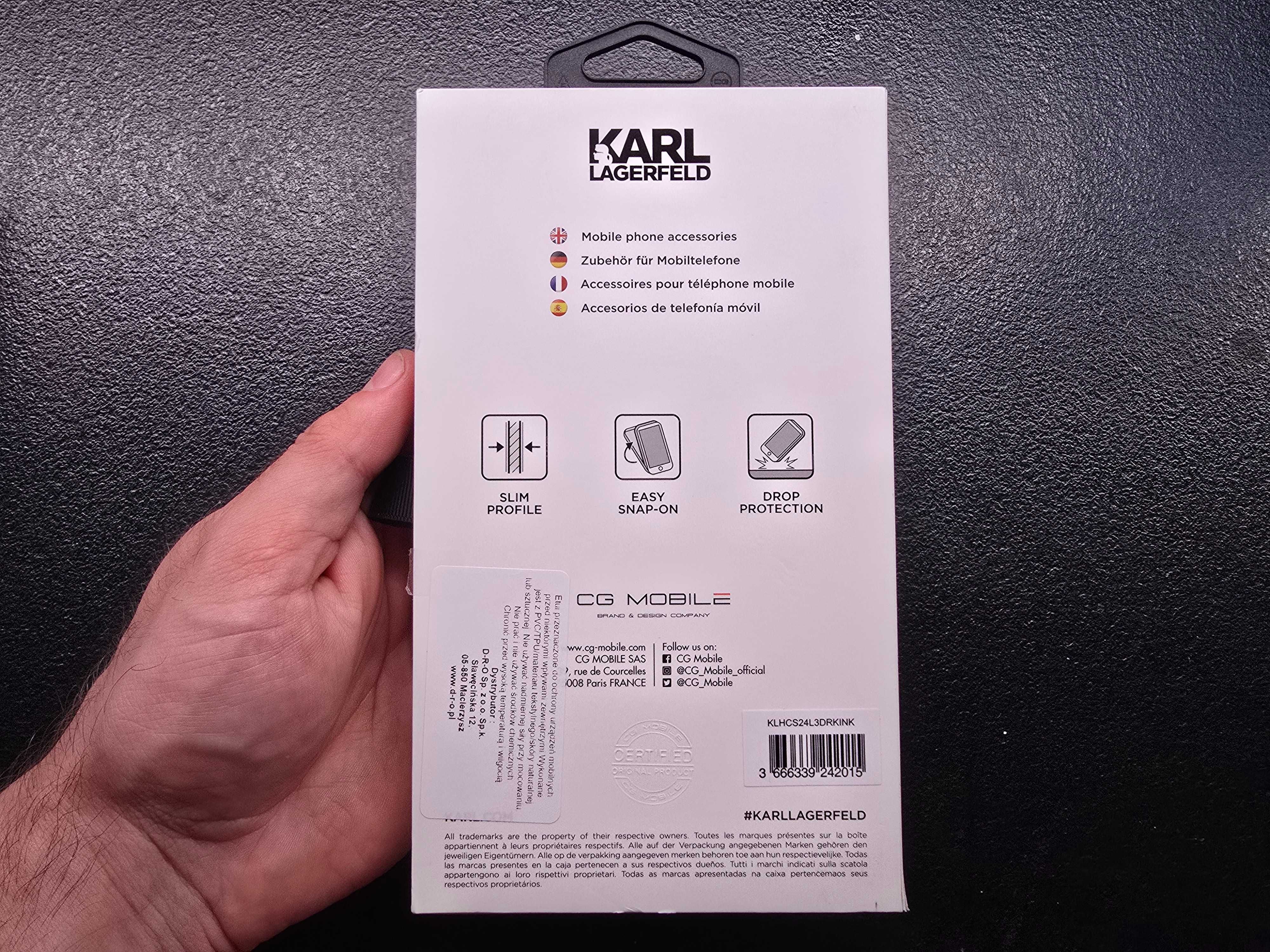 Чехол Karl Lagerfeld 3D Rubber Ikonik для Samsung Galaxy S24 Ultra