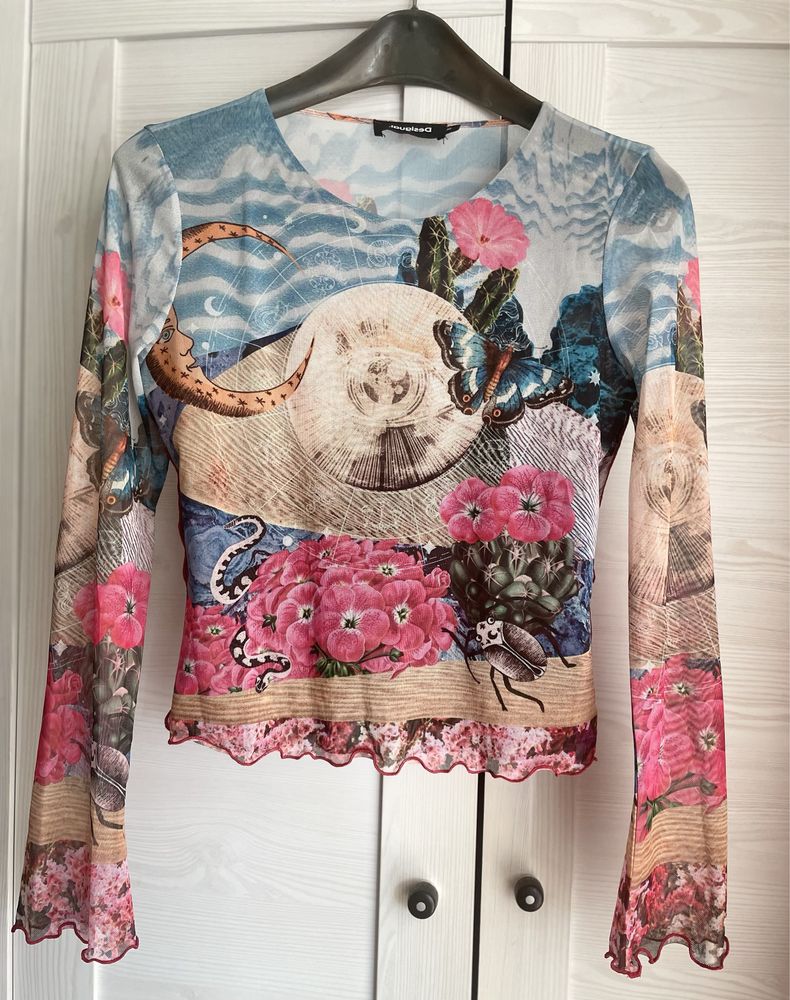 Desigual, bluzeczka siatkowa