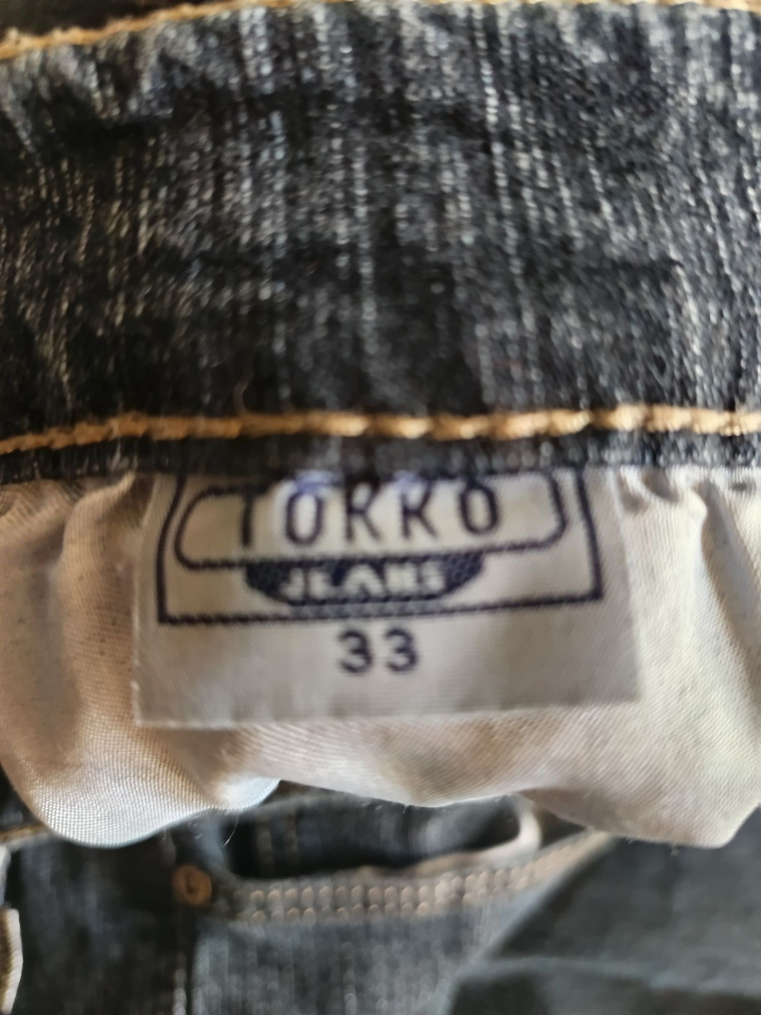 Spodnie jeans męskie XL.