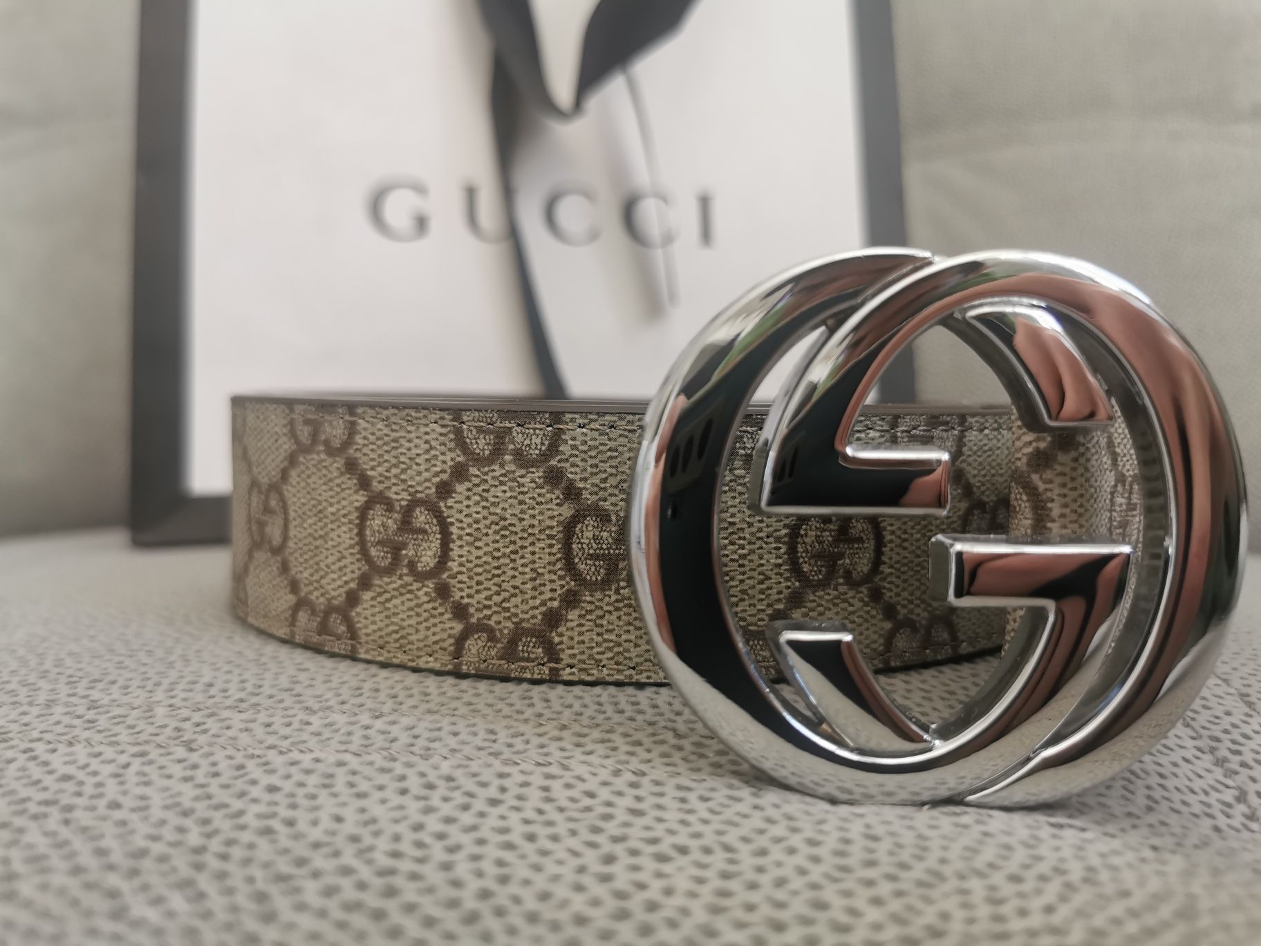 Pasek Gucci GG web Supreme belt
