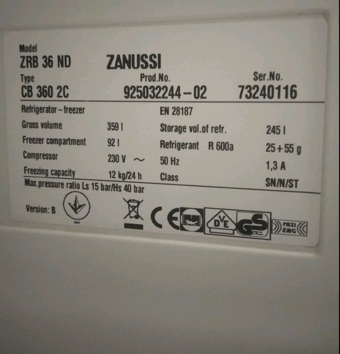 Ущільнювач 2248016590 для морозильної кам Electrolux 675x570 570x1015
