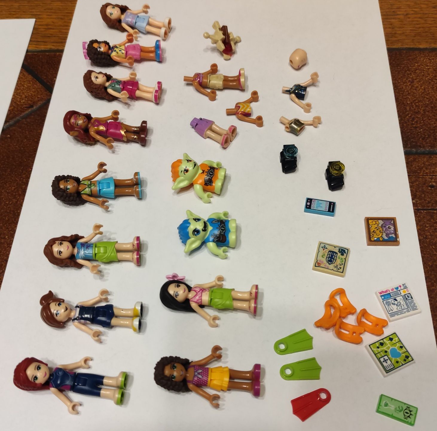 Figurki LEGO friends różne elementy