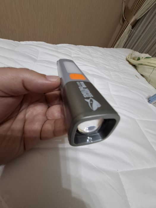 фонарик LED SMILING SHARK 3.7 V  1200 mAh tupe C