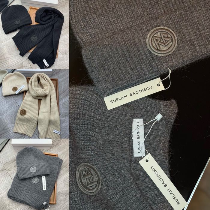 Останні штуки. Зниження ціни ! Ruslan Baginskiy шапка та шарф .кролик.