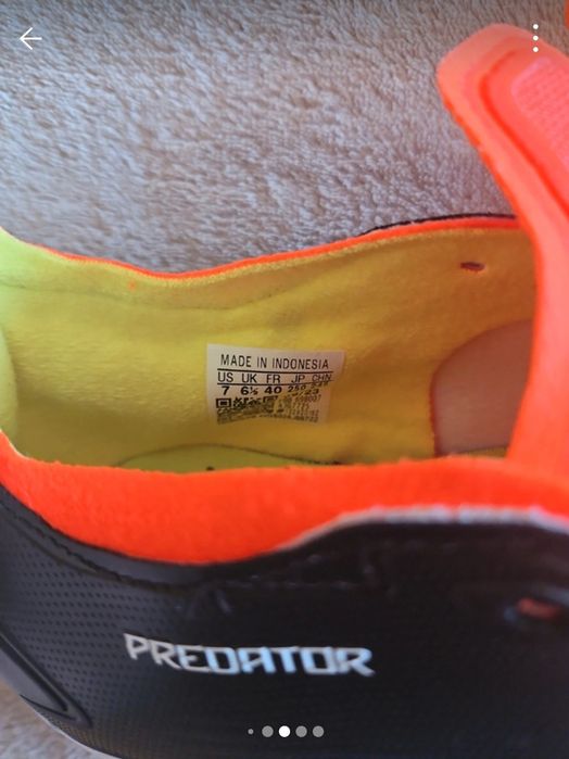 Vendo Chuteira Adidas Predador n° 40