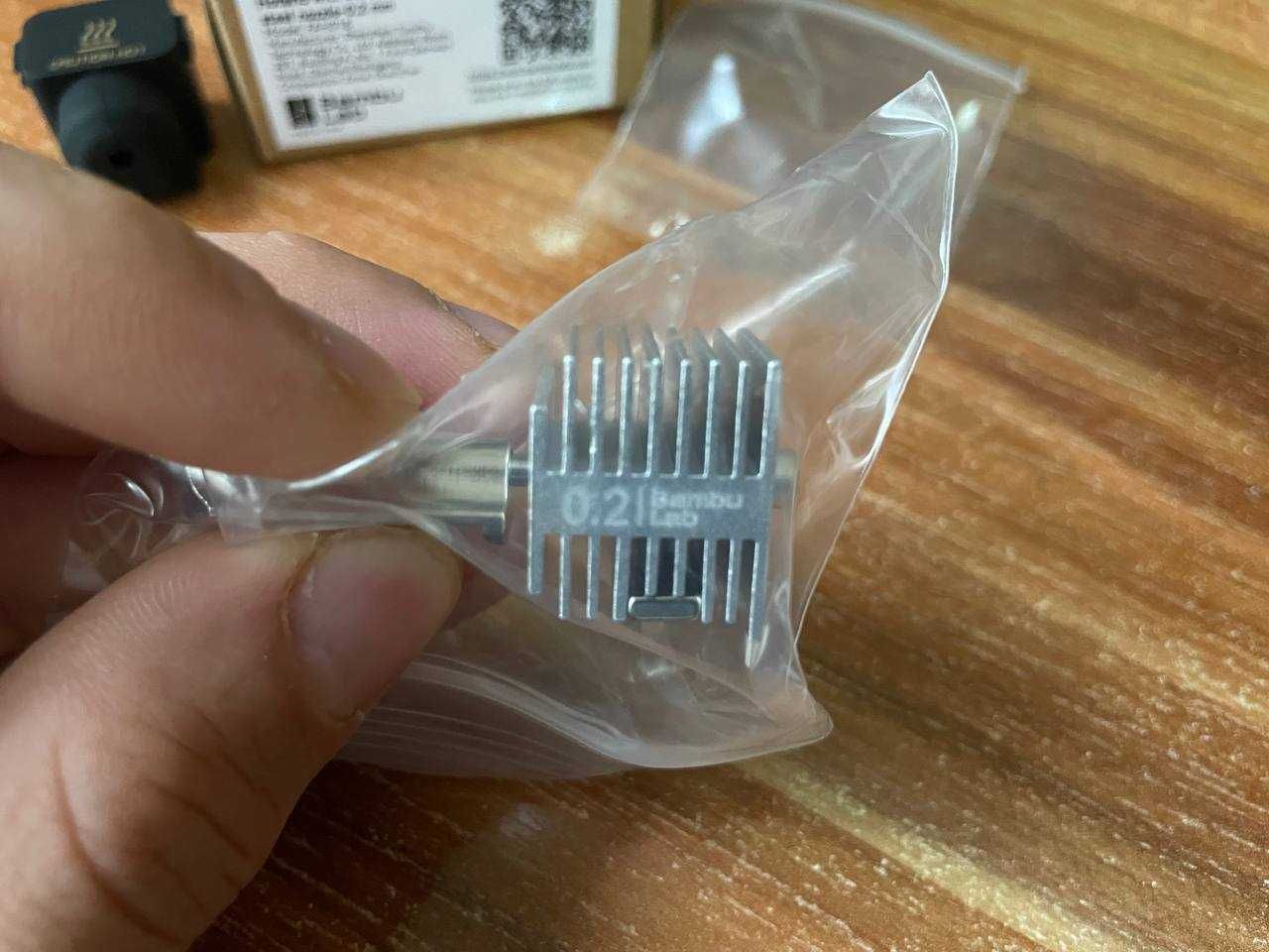 Оригінал BambuLab Hotend Хотенд 0.2 A1/А1 mini + НОСОК У ПОДАРУНОК!