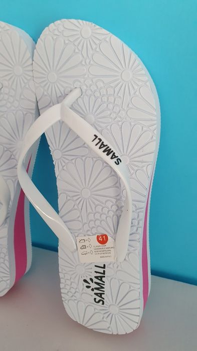 Japonkii damskie na grubej piance rozmiar 41 / długość stopy 24.5 cm