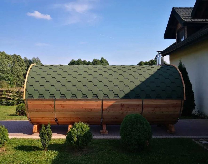 Sauna Beczka 500 cm SZYBKIE TERMINY