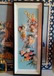 Grande quadro oriental, chinoiserie.