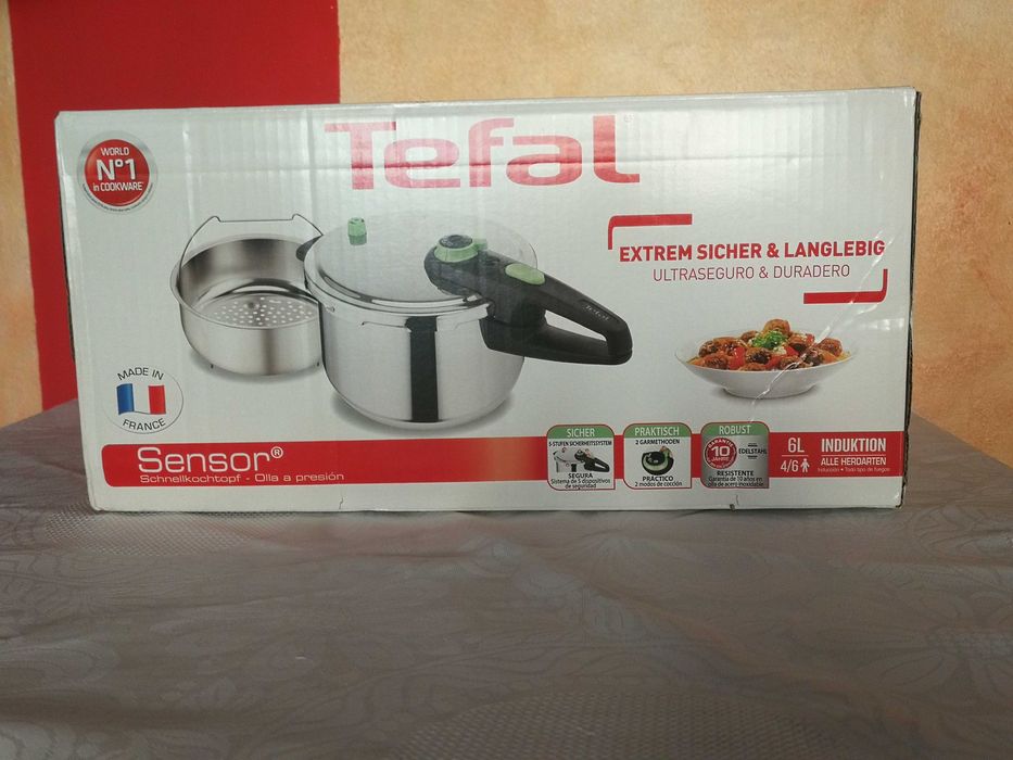 Szybkowar Tefal Sensor 6L stal nierdzewa - indukcja