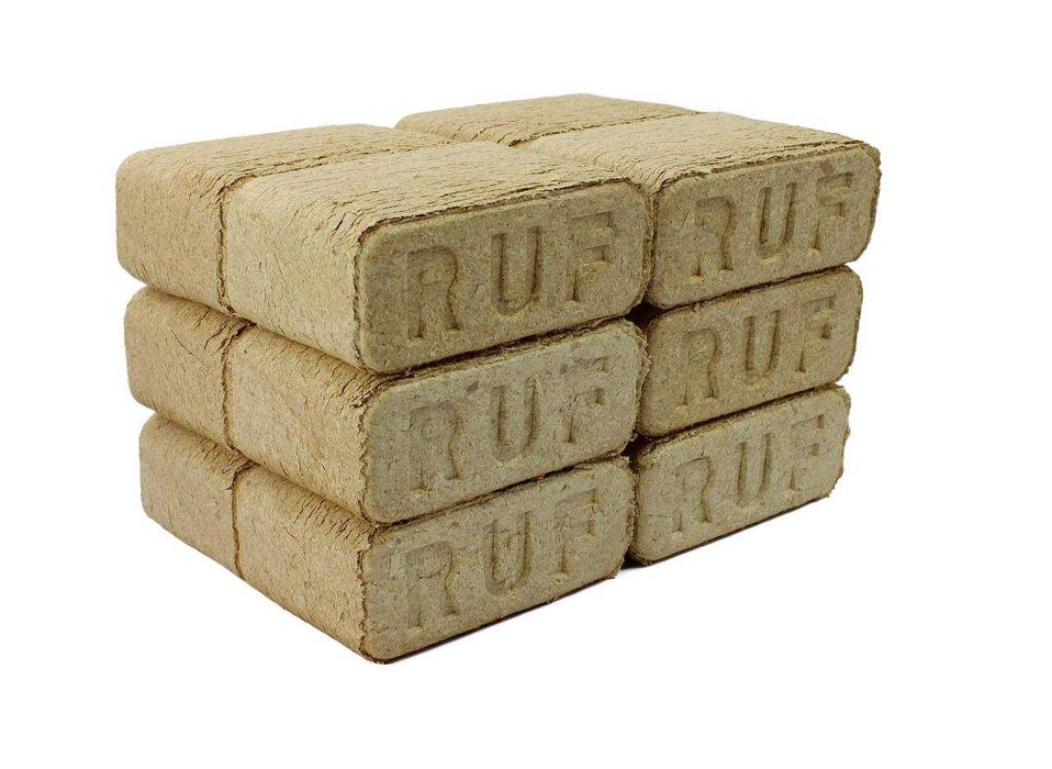 ДУБОВИЙ паливний/топливный брикет d25 Піні-Кей, Руф RUF для камінів