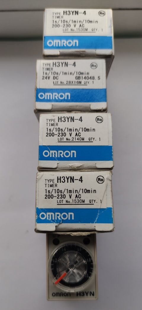 Таймер (реле времени) Omron H3YN-4. 4 шт