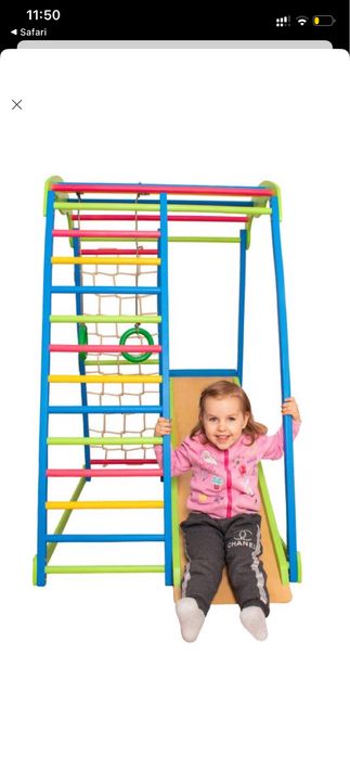 Дитячий спортивний комлекс + мат