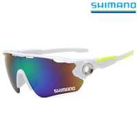 Shimano okulary rowerowe nowe przeciwsłoneczne uv400 PC white