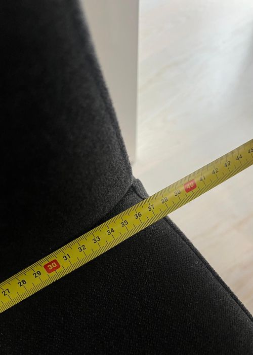 Czarne tapicerowane krzesła jadalniane 6 sztuk okazja