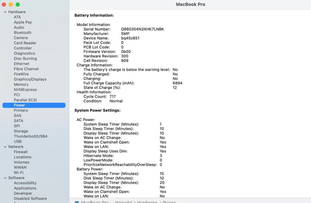 MacBook Pro 16 cali, i9/16/1TB