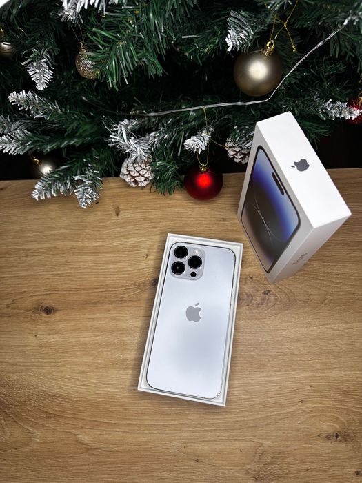 iPhone Silver 14 pro Max 256gb (9.5/10)-
оригінал із Німеччини