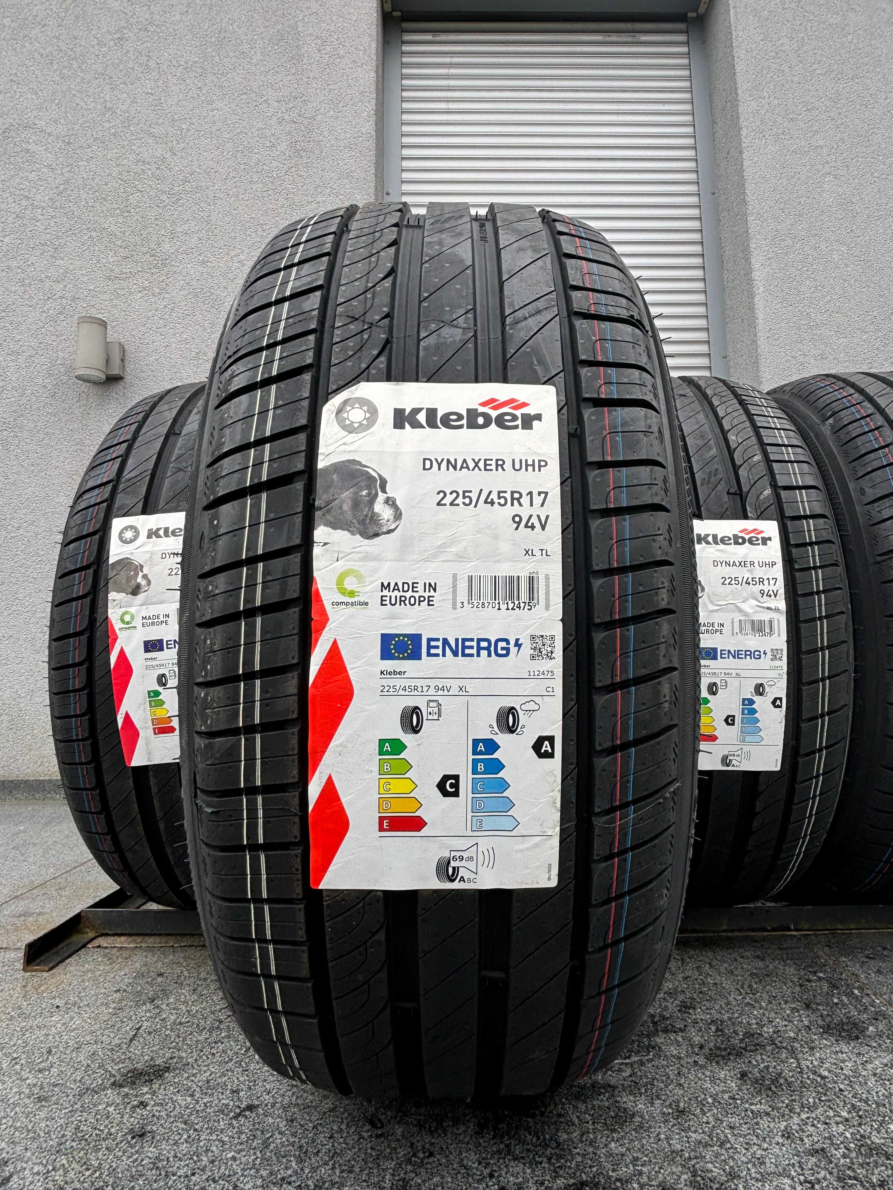 Nowe! 225/45R17 Kleber Dynaxer UHP prod. 2023r! 94V XL C,A,69db