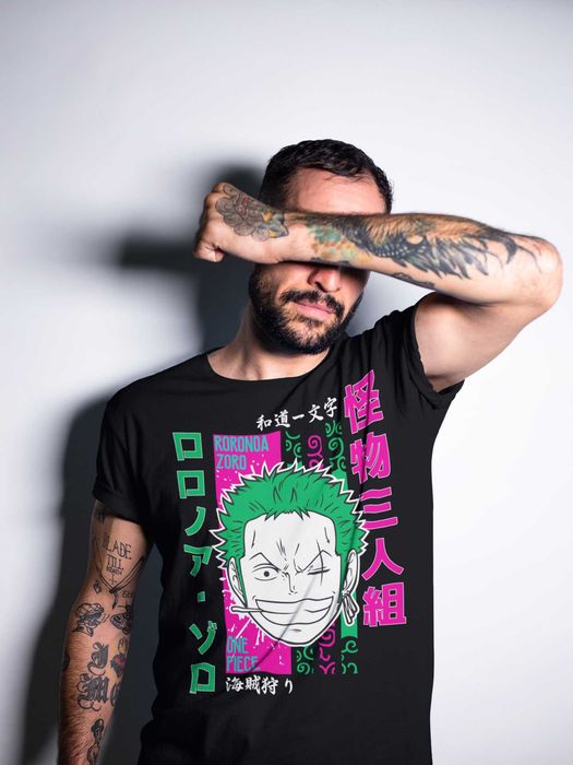 T-Shirt Roronoa Zoro One Piece anime shirt v2