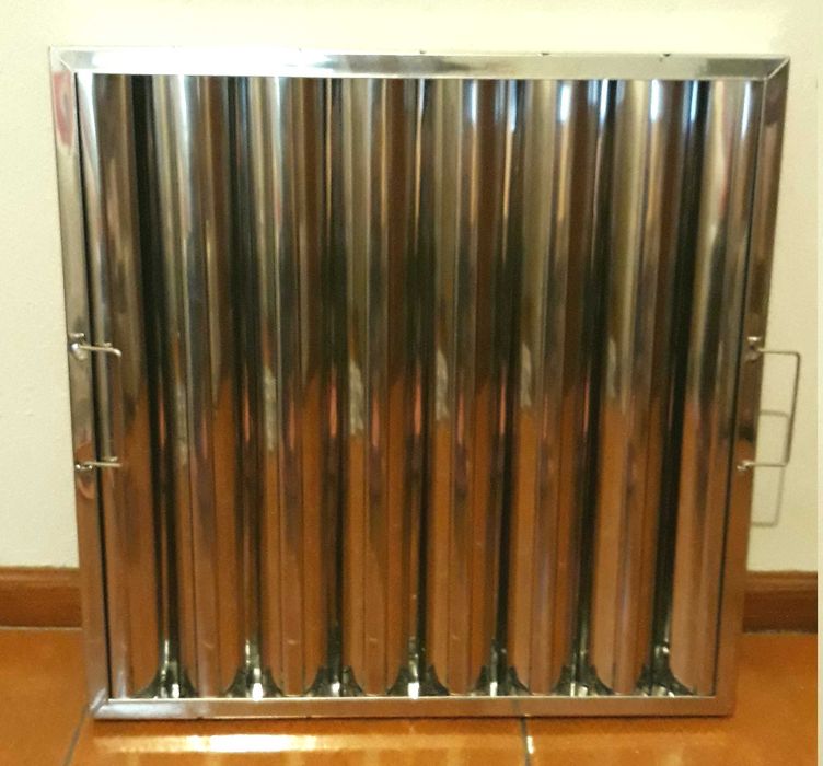 Filtros rede e/ou calhas em inox, para retenção Gorduras, NOVOS.