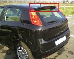 FIAT GRANDE PUNTO Spoiler Daszek Tuning