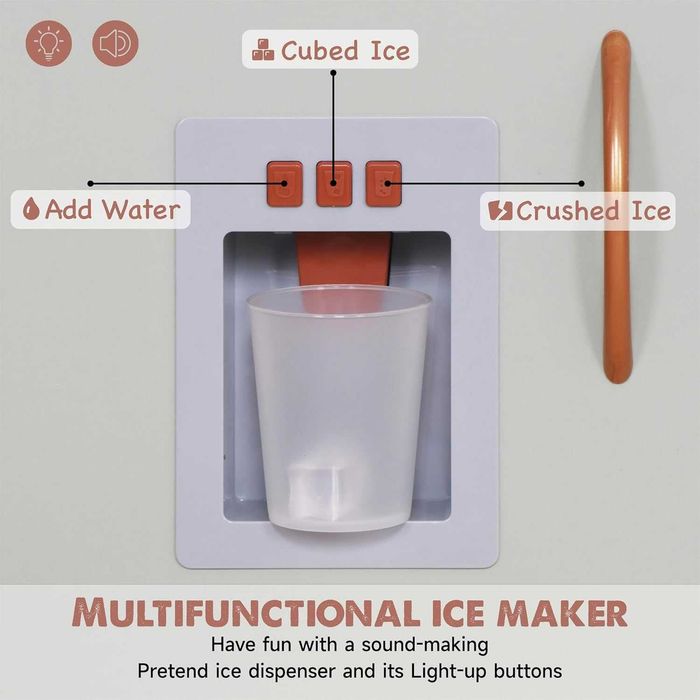 Дитяча дерев'яна кухня Ронда, звукові та світлові ефекти