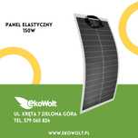 Panel fotowoltaiczny elastyczny 150W na łódź kamper jacht