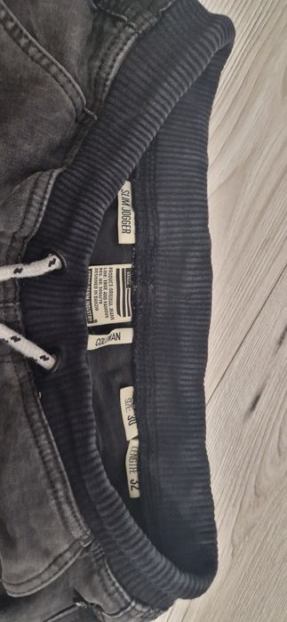 Spodnie Cropp 30/32 skinny jogger czarne