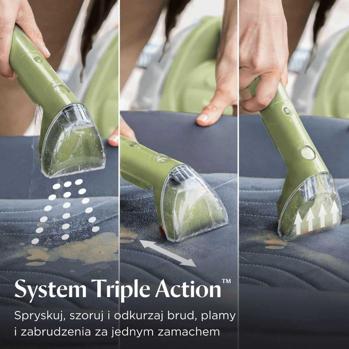 BISSELL Little Green, Odkurzacz Piorący do Dywanów, Tapicerki, Aut Pro