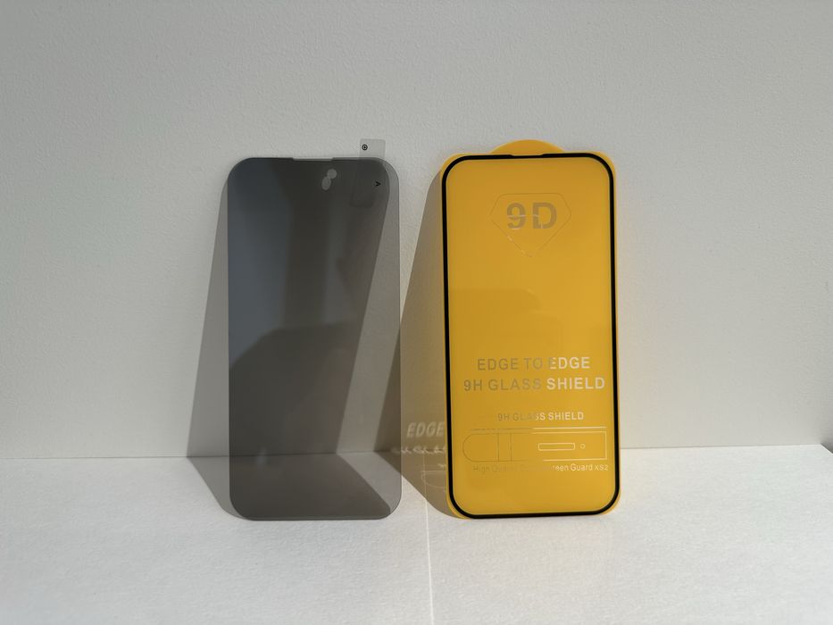 Захисне скло Iphone 14 pro, 13, 12 прозоре і антишпигун Айфон 14 про