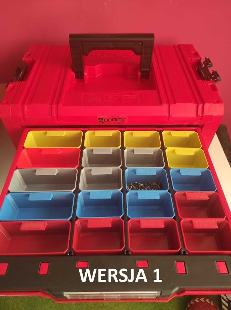 Akcesoria Qbrick System PRO Drawer 3 lub 3 Dodatkowe pojemniki