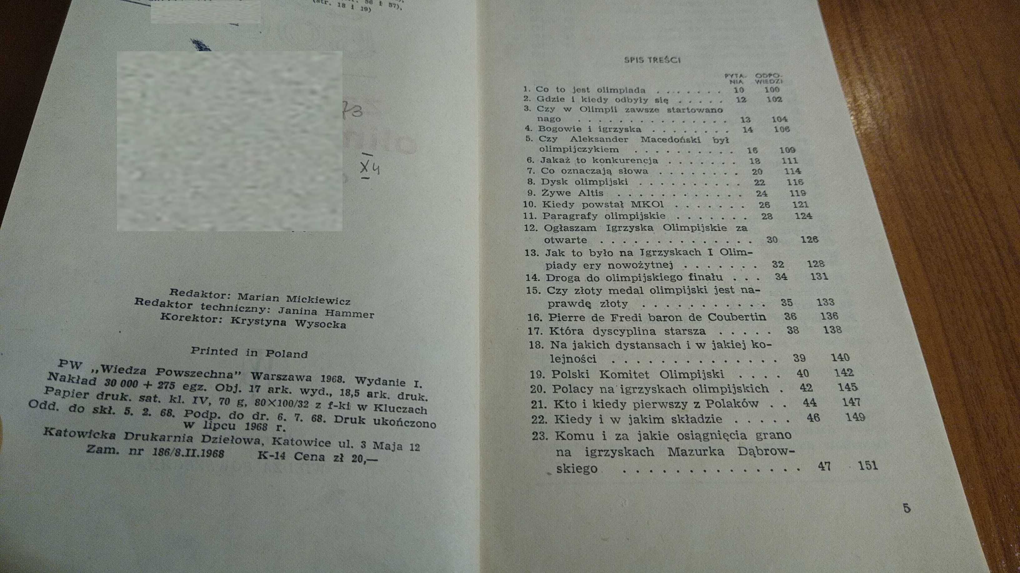 500 zagadek olimpijskich / Eugeniusz Skrzypek