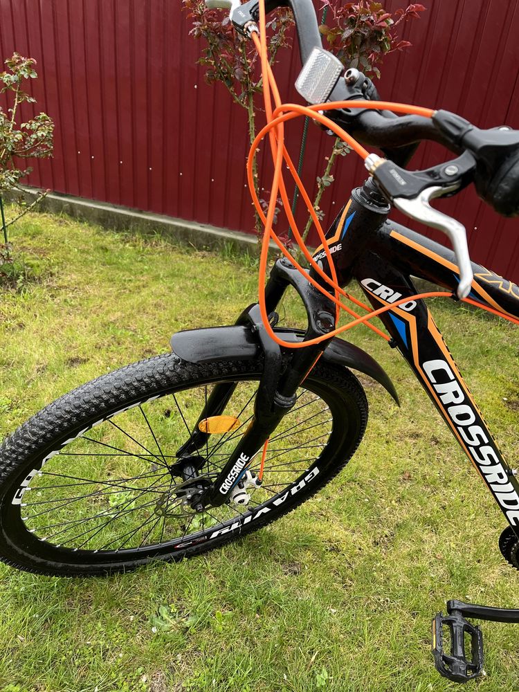 Велосипед CROSSRIDE MADMAN Чорно-помаранчевий