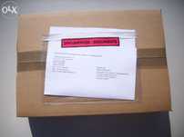 Envelopes Auto adesivos "Packing list" transparente
