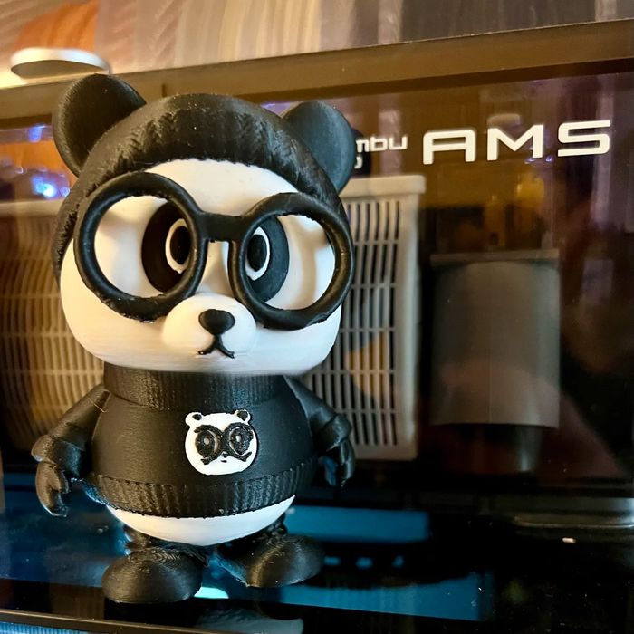 Panda Fofo Colorido