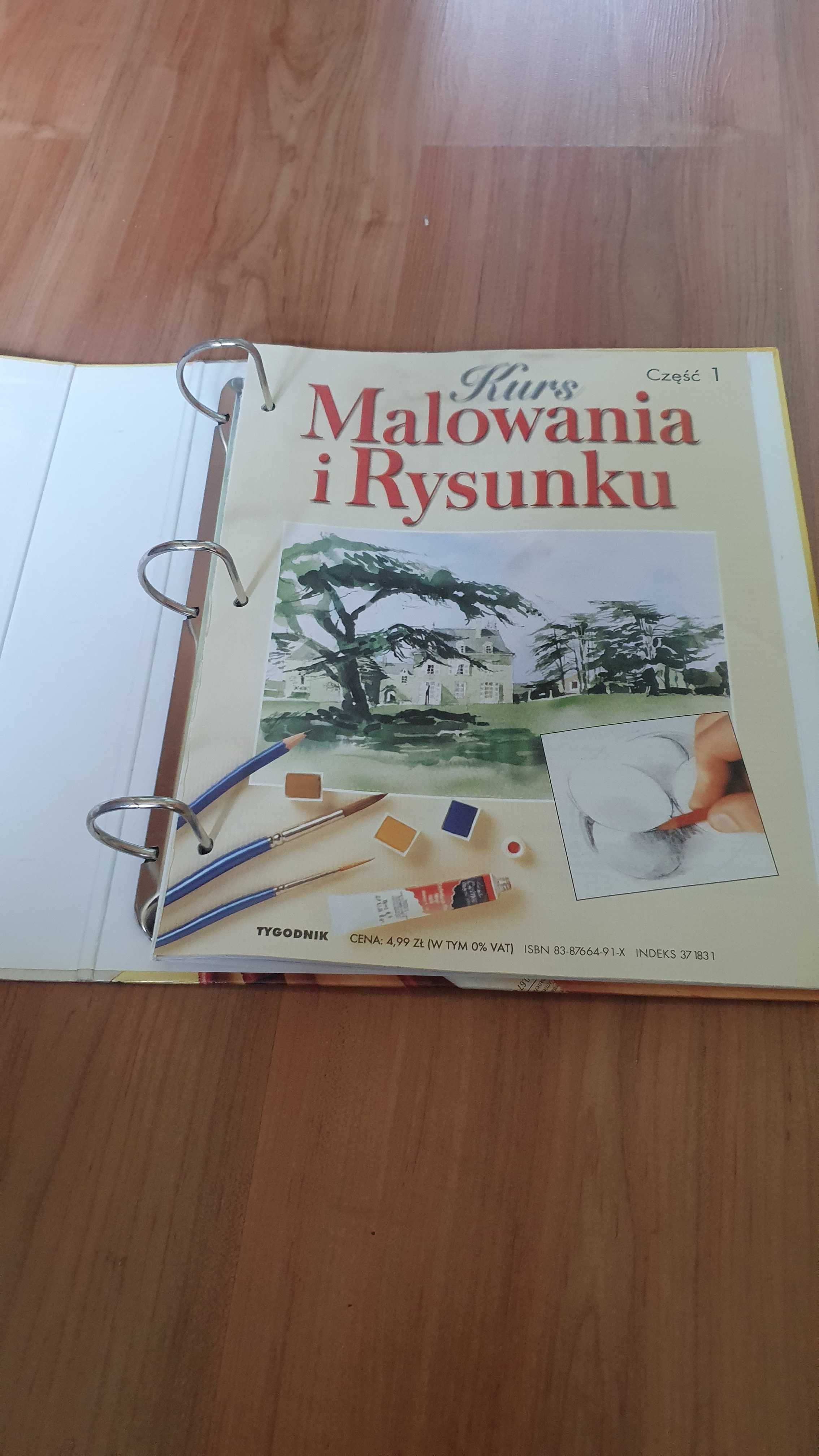 Gazetka"kurs malowania rysunku"z kolekcji z segregatorem
