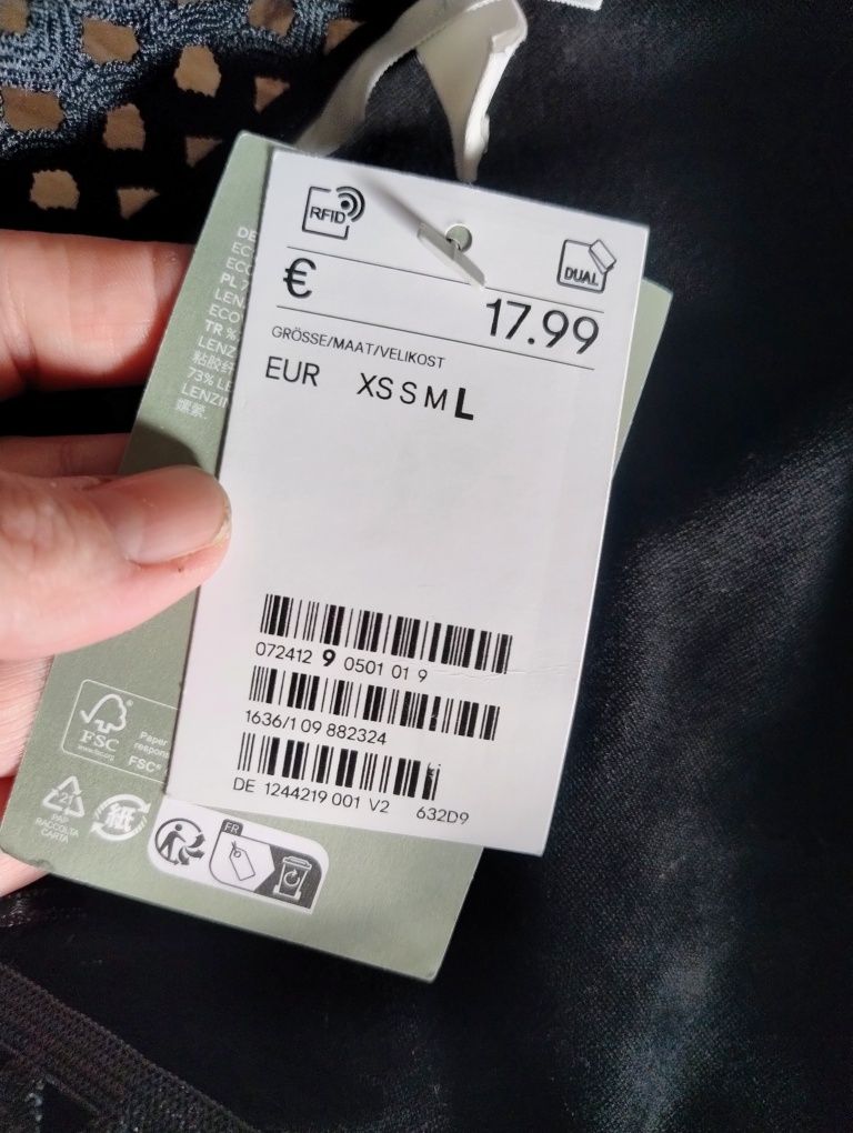 Nowe body bez ramiączek rozmiar L. H&M
