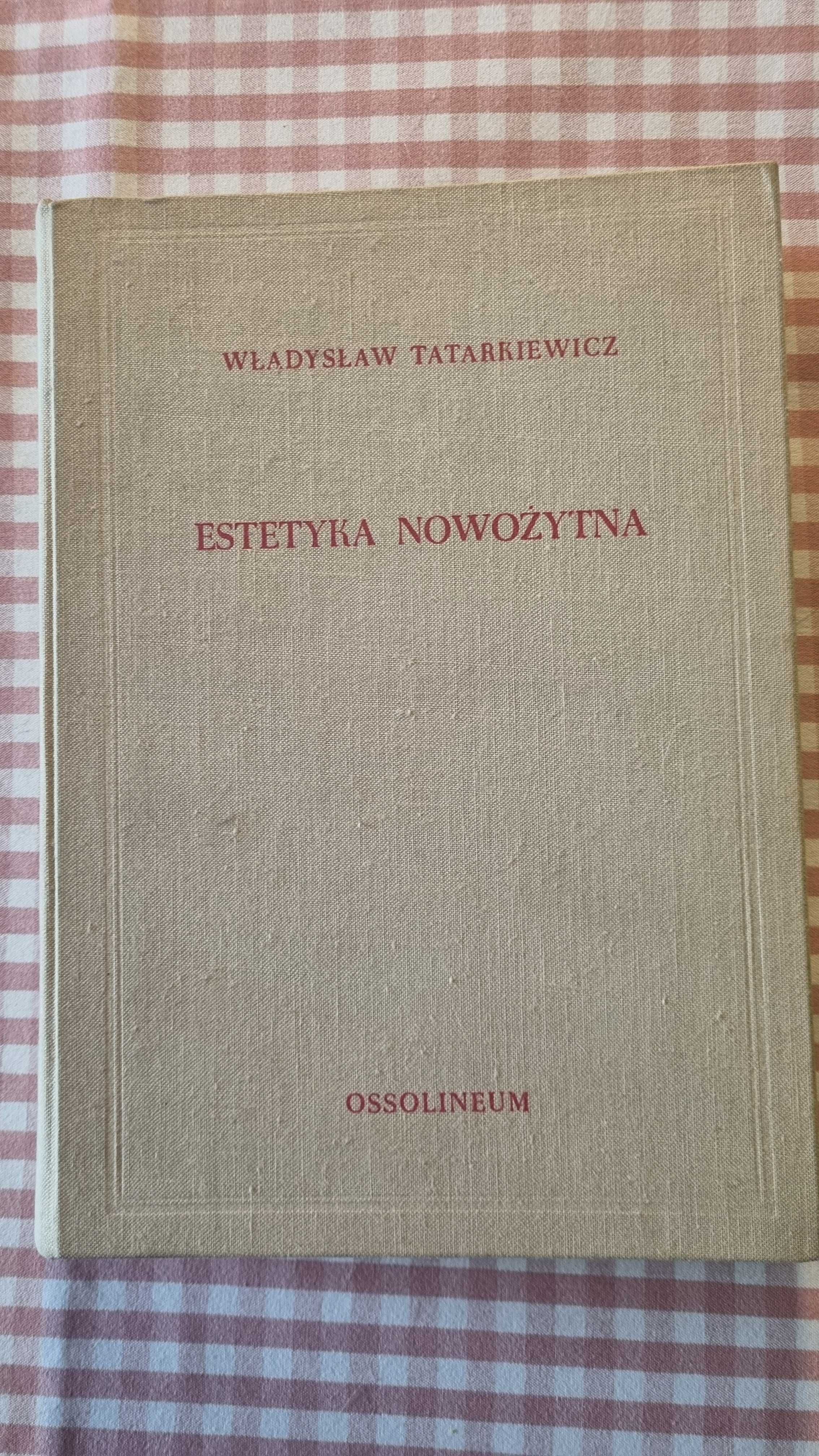 Władysław Tatarkiewicz. Historia estetyki tom. 3
