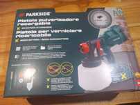 Pistola pintura a bateria parkside
