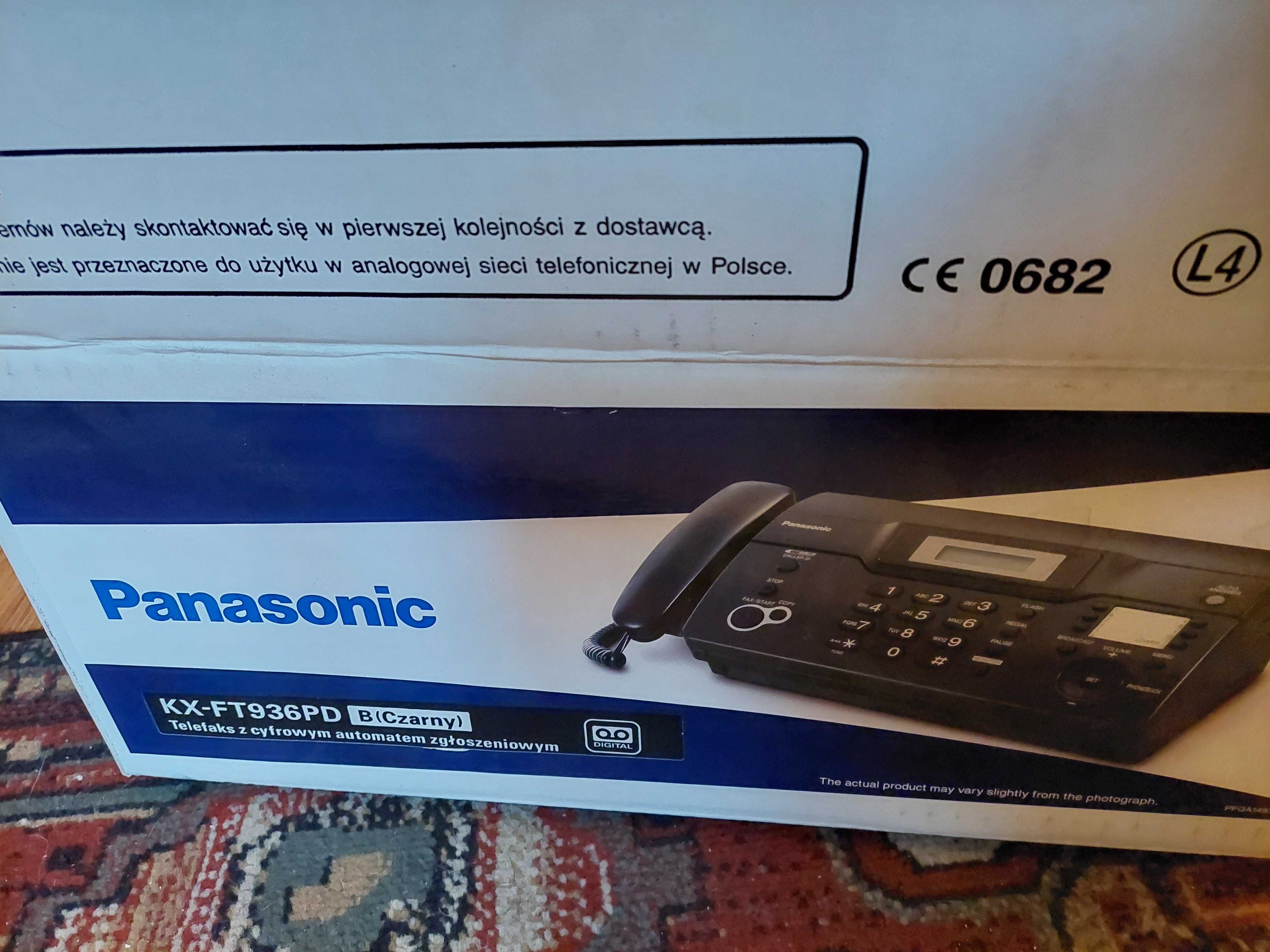 Telefon telefaks fax Panasonic KX-FT936PD - nowy