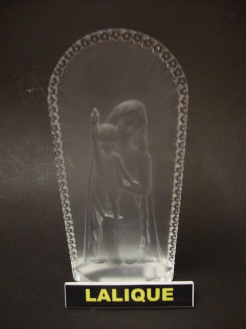 Placa em Cristal Lalique