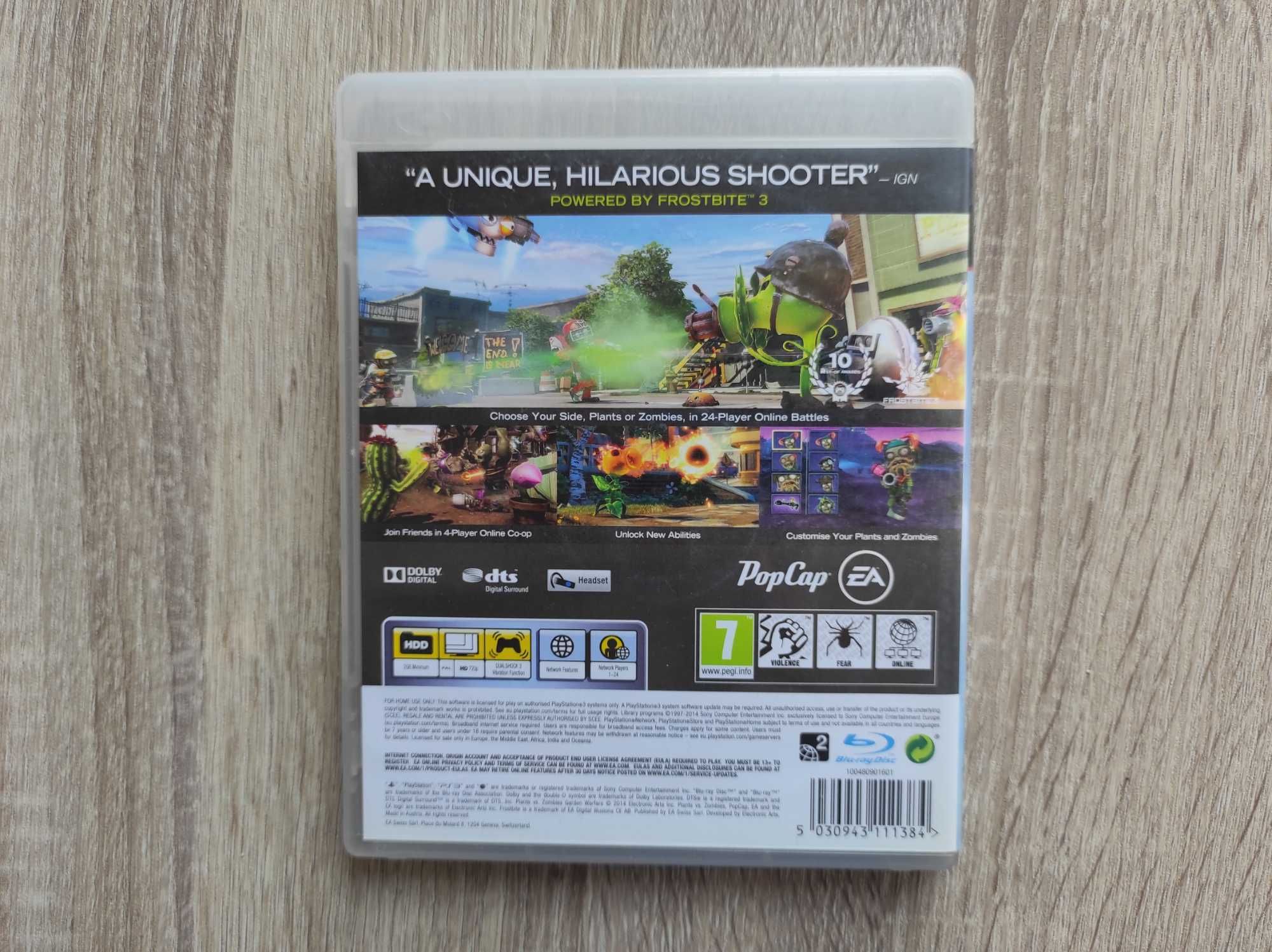 Plants vs. Zombies Garden Warfare - PS3 - Stan Płyty BDB