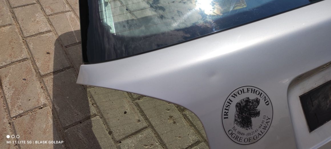 Klapa Bagażnika Tył LY7W z Audi A3 8L 1.9 5 Drzwi 99 Blask Gołdap